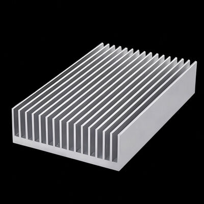 Extruded Small Aluminum Heat Sink CNC Machined Skived Fin Heat Sink for Electronic Chip Cooling