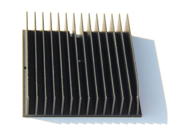 Почерните анодированные алюминиевые штранг-прессования Heatsink 6005-T5, законченный подвергать механической обработке