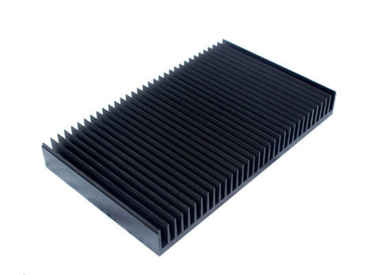 Чернота анодировала алюминиевое штранг-прессование Heatsink профилирует T66 с законченный подвергать механической обработке